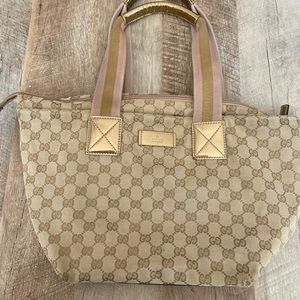 Authentic GUCCI Medium Canvas Tote